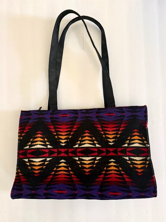 Pendleton Handbags - Pendleton Wool Southwest Blanket Tote Bag with Mini Purse